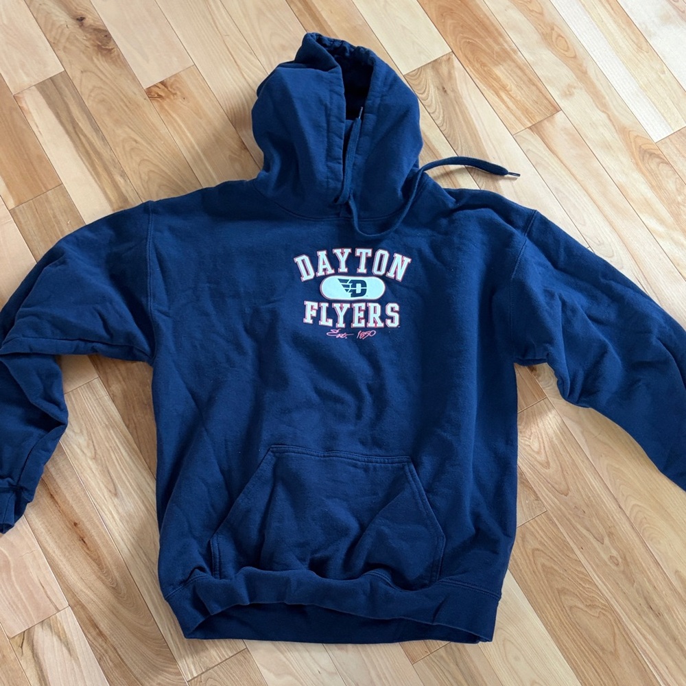 Dayton Flyers Navy Hoodie Sweatshirt